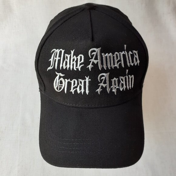 Make America Great Again - Black Baseball Cap - Adjustable Fit - Picture 1 of 13
